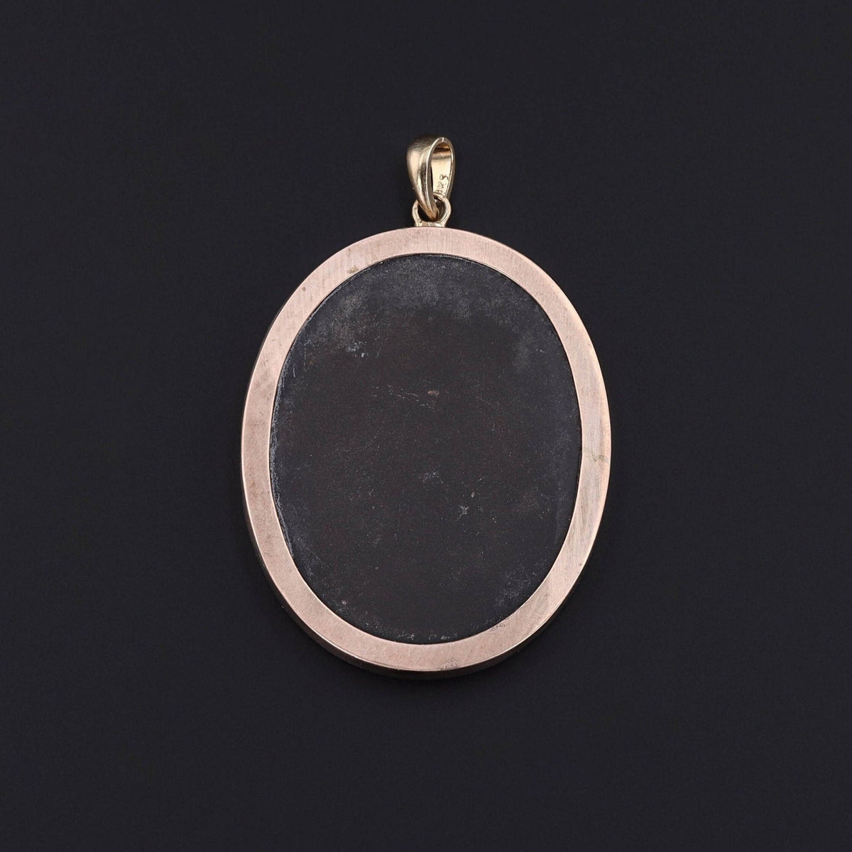 Antique Pietra Dura Butterfly Conversion Pendant of 14k Gold - Trademark Antiques