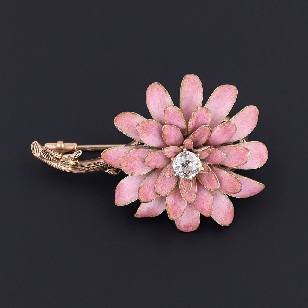 antique-pink-enamel-and-  display picture 2