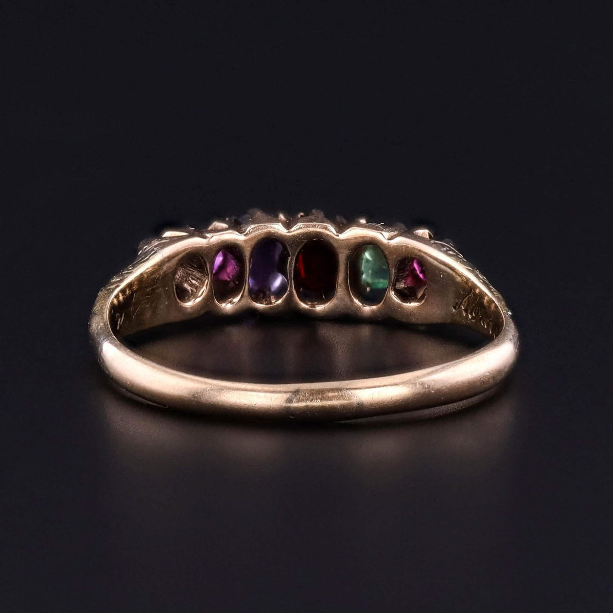 Antique REGARD Ring of 12k Gold - Trademark Antiques