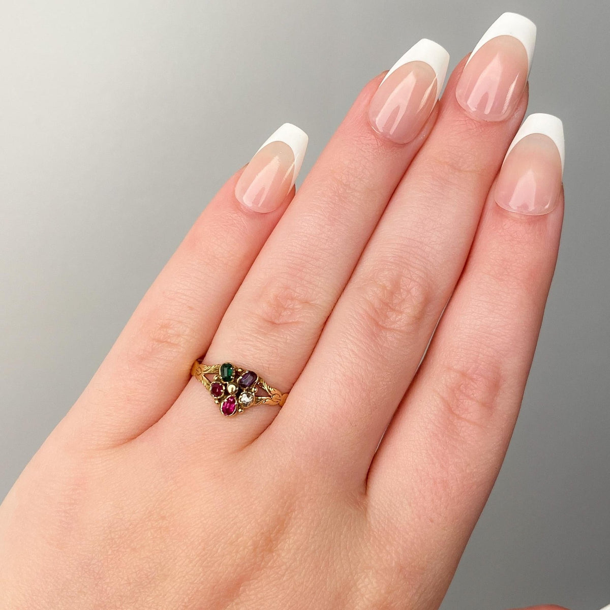 Antique REGARD Ring of 15ct Gold - Trademark Antiques