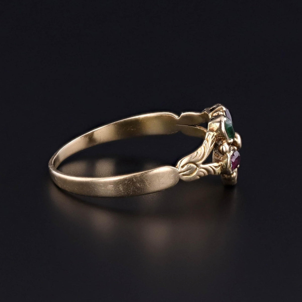 Antique REGARD Ring of 15ct Gold - Trademark Antiques