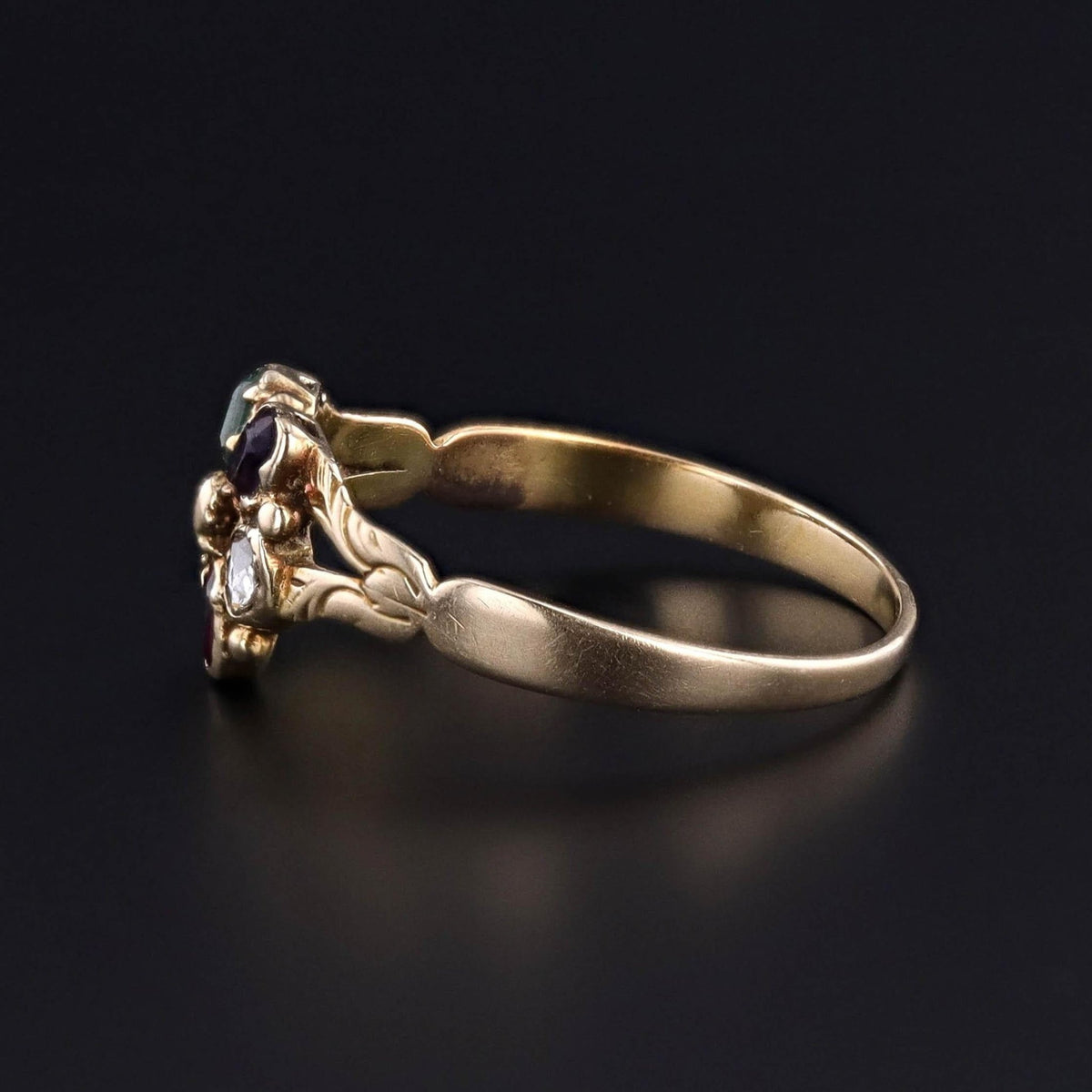 Antique REGARD Ring of 15ct Gold - Trademark Antiques