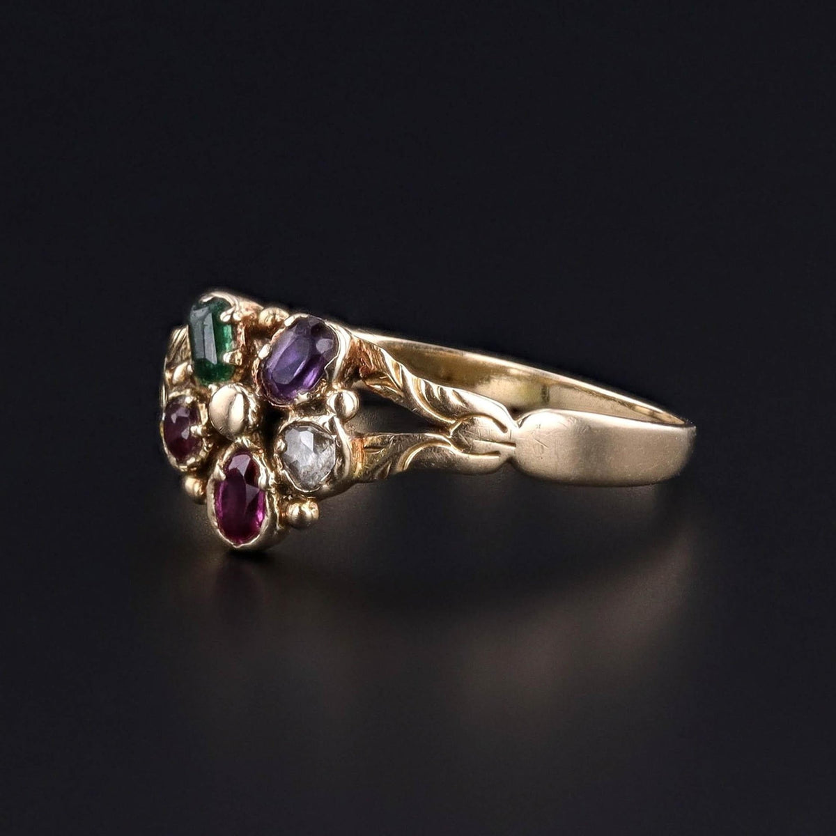 Antique REGARD Ring of 15ct Gold - Trademark Antiques