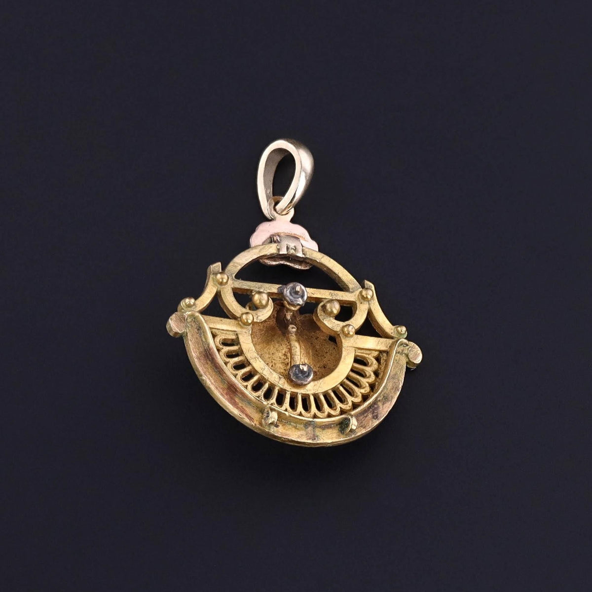 Antique Renaissance Revival Pendant of 18k Gold - Trademark Antiques