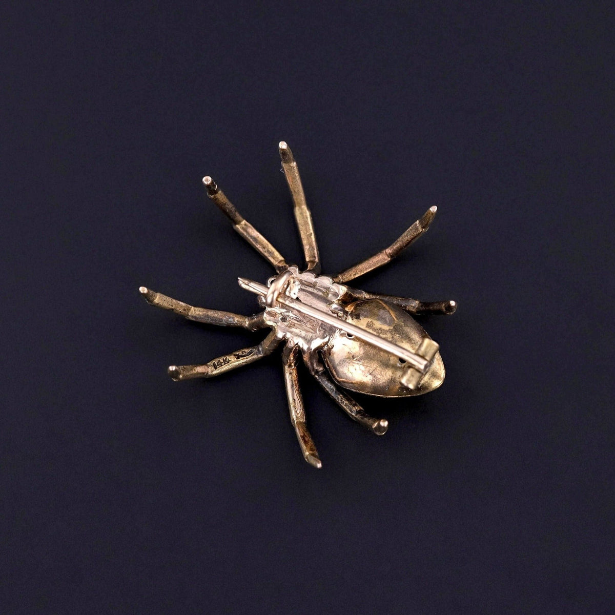 Antique Riker Brothers Spider Brooch - Trademark Antiques