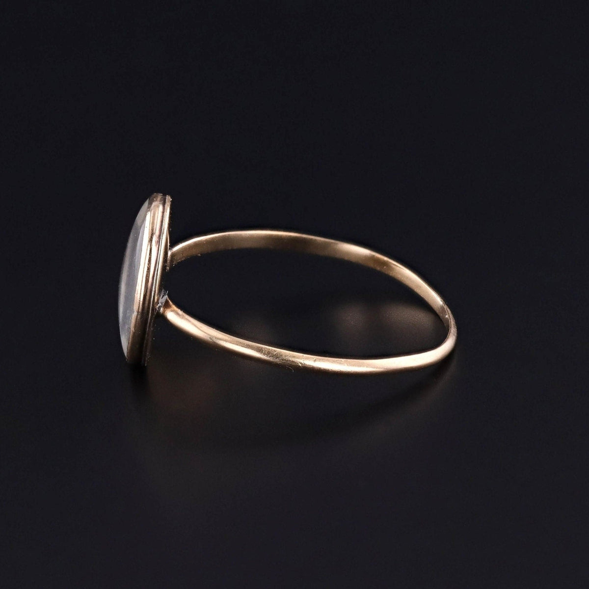 Antique Rock Crystal Tree of Life Ring - Trademark Antiques