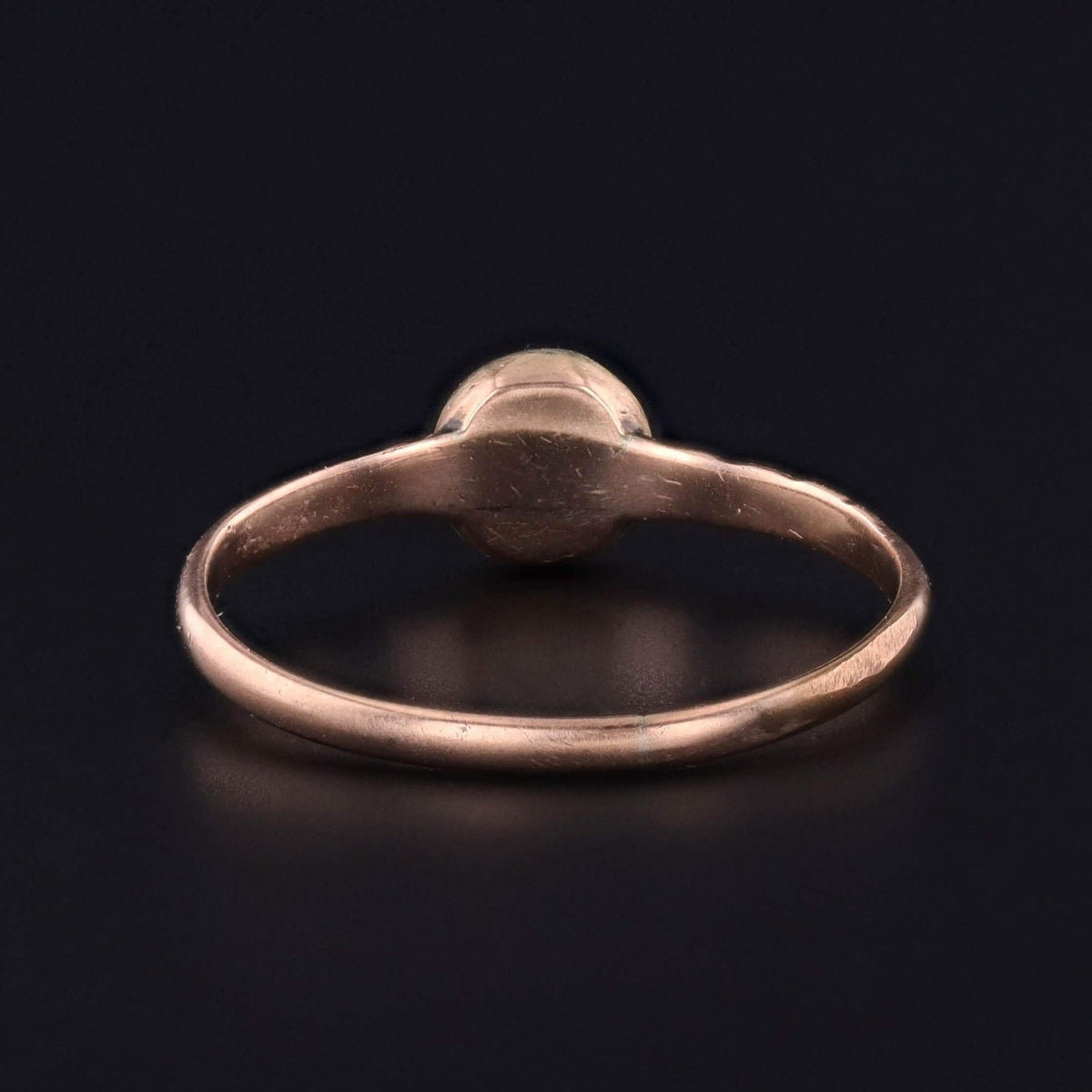 Antique Rose Cut Diamond Ring of Silver topped 9k Gold - Trademark Antiques