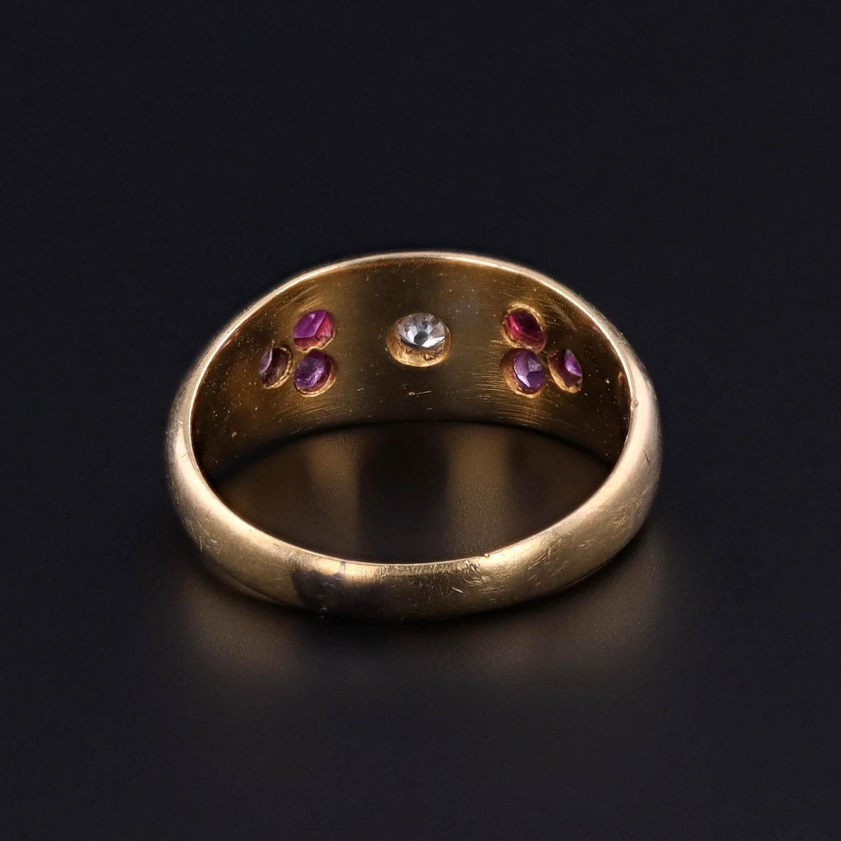 Antique Ruby and Diamond Ring of 15ct Gold - Trademark Antiques