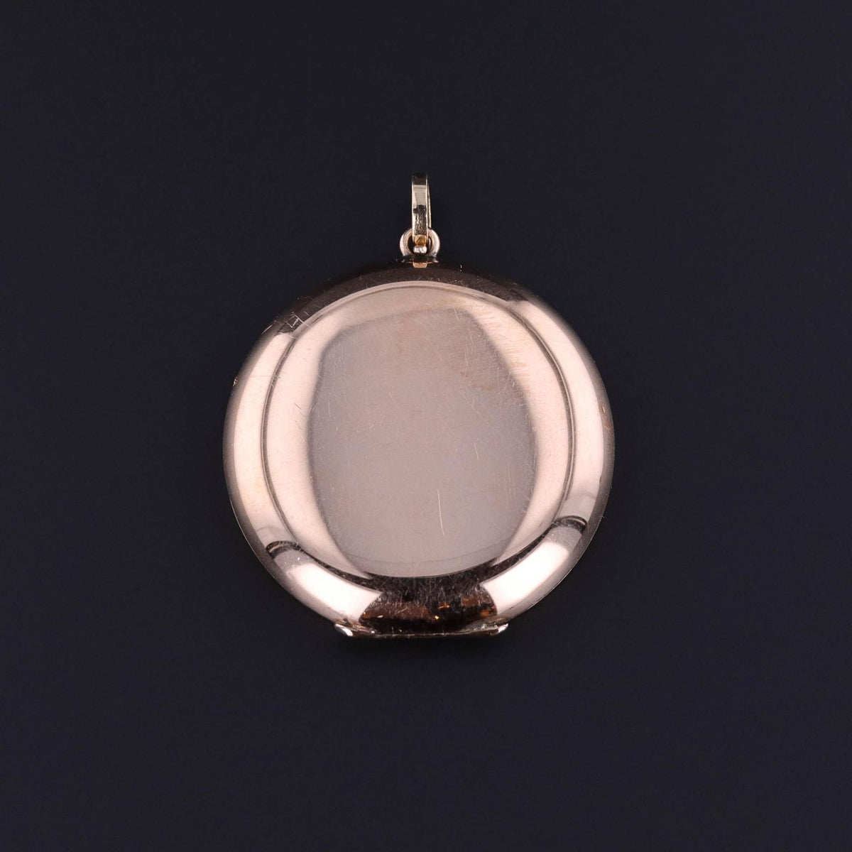 Antique Ruby Flower Locket of 14k Gold - Trademark Antiques