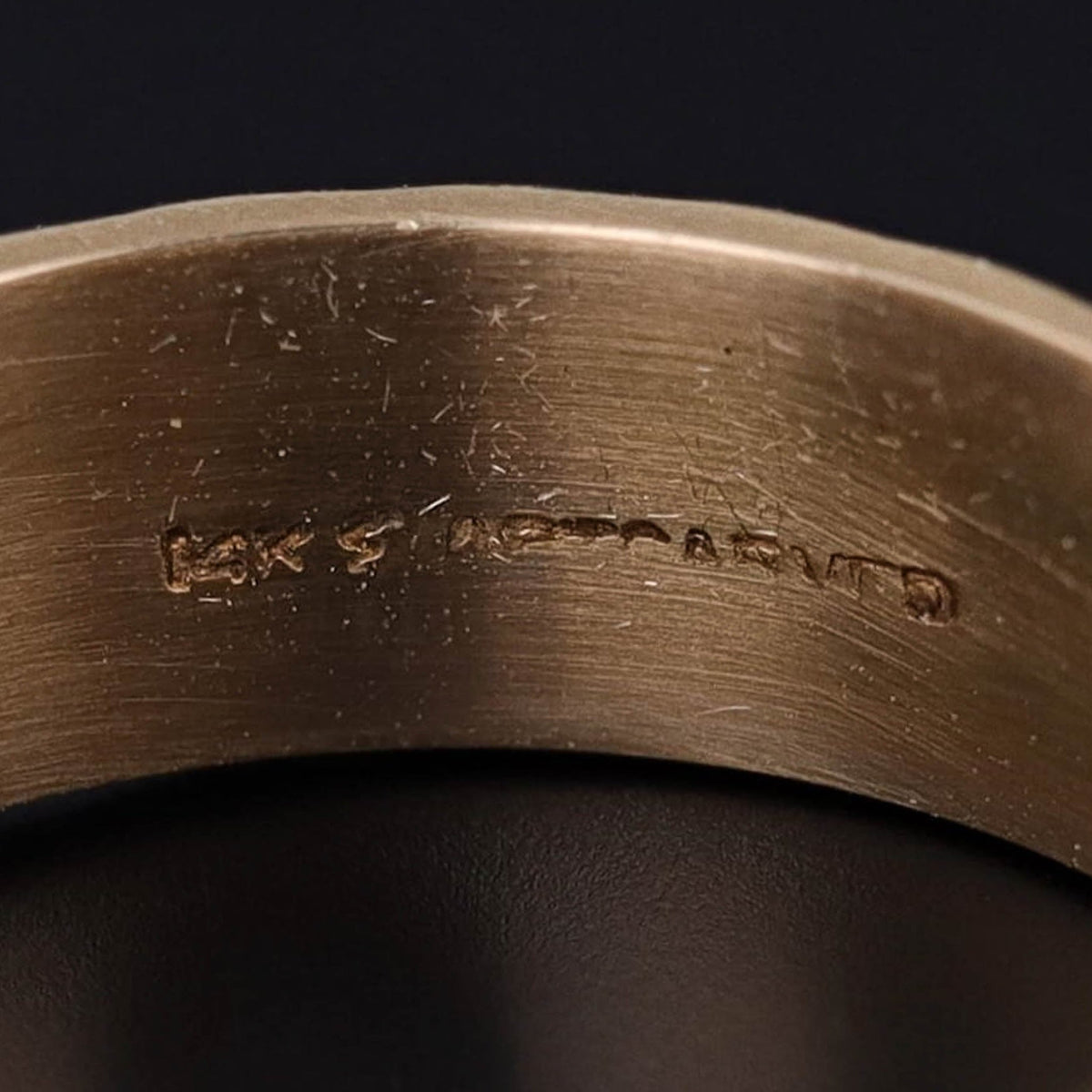 Antique Sapphire &amp; Diamond Conversion Ring of 14k Gold - Trademark Antiques