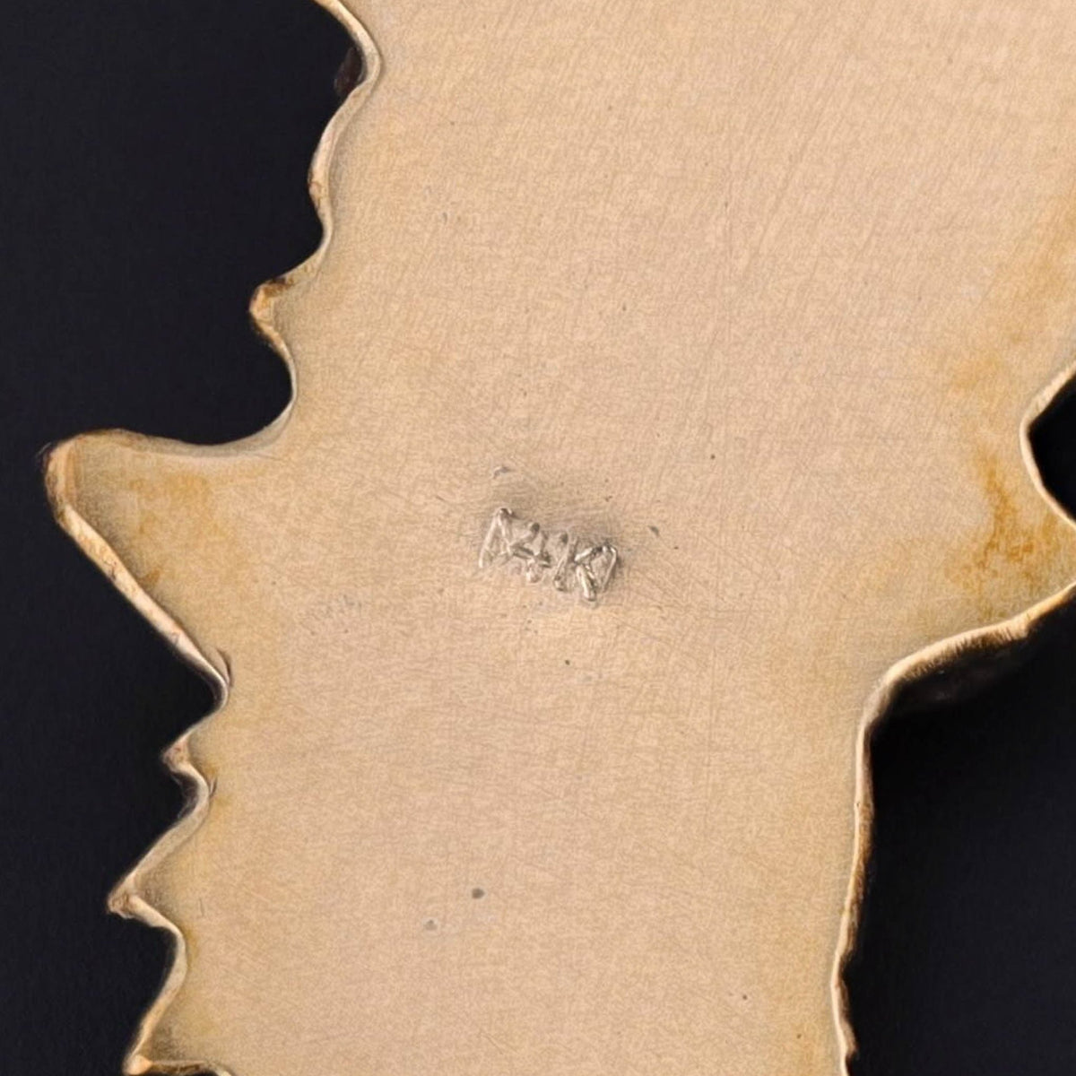 Antique Shakudo Dragon Conversion Pendant - Trademark Antiques