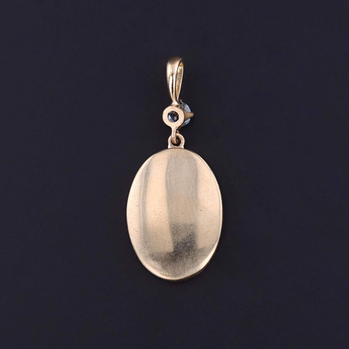 Antique Shibayama Wasp Pendant of 14k Gold and Sapphire - Trademark Antiques