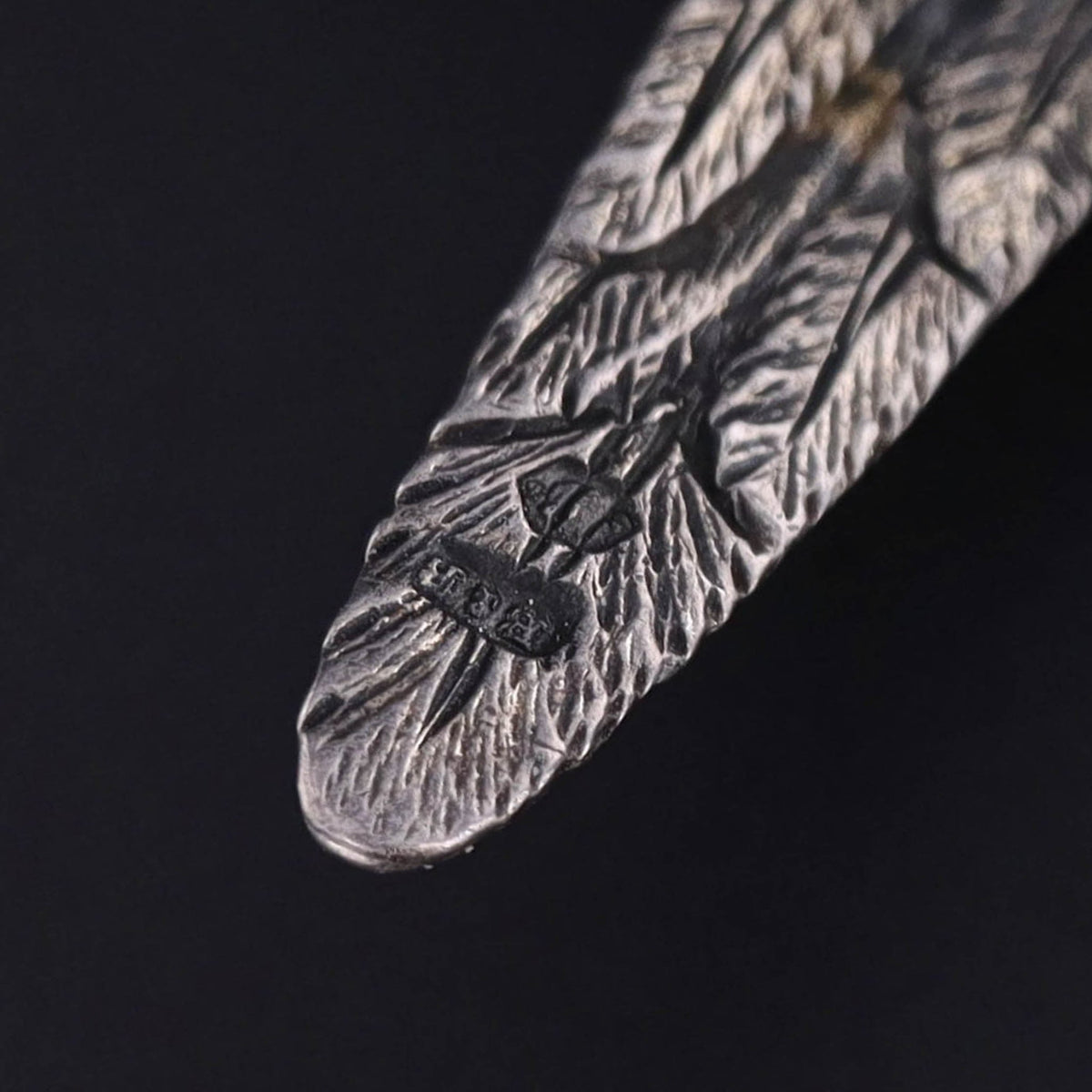 Antique Silver Bird Pendant - Trademark Antiques