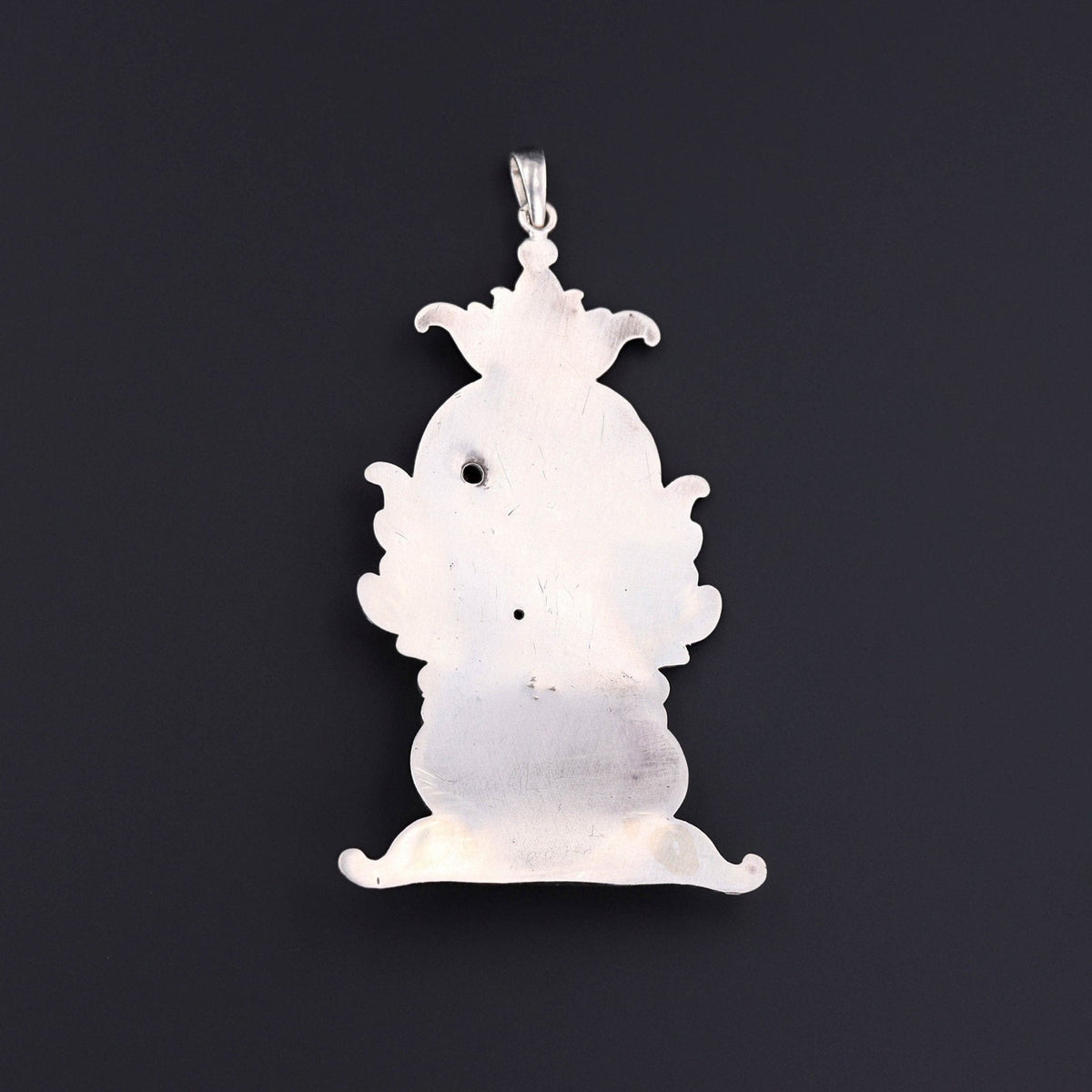 Antique Silver Fish Conversion Pendant - Trademark Antiques