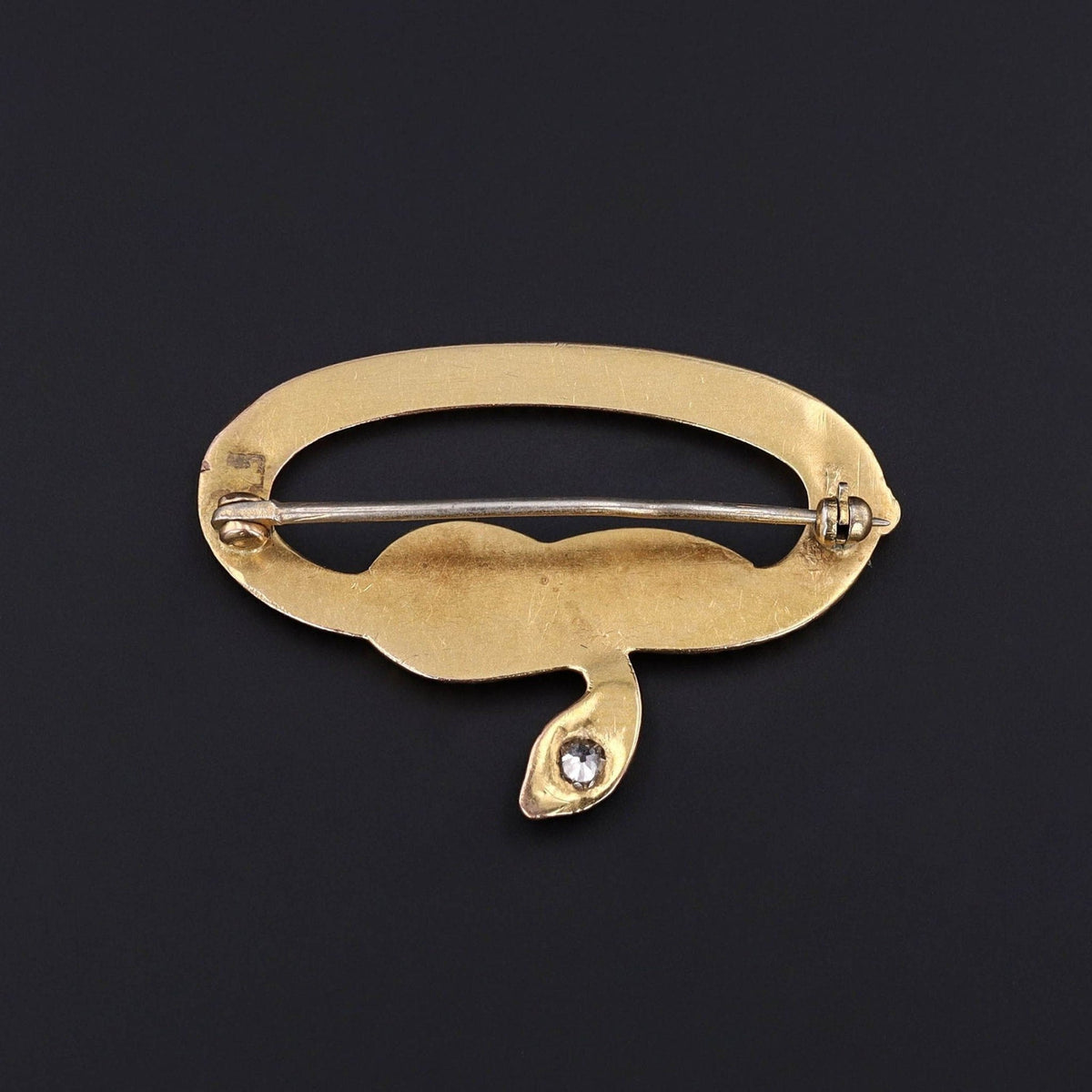Antique Snake Brooch of 14k Gold - Trademark Antiques