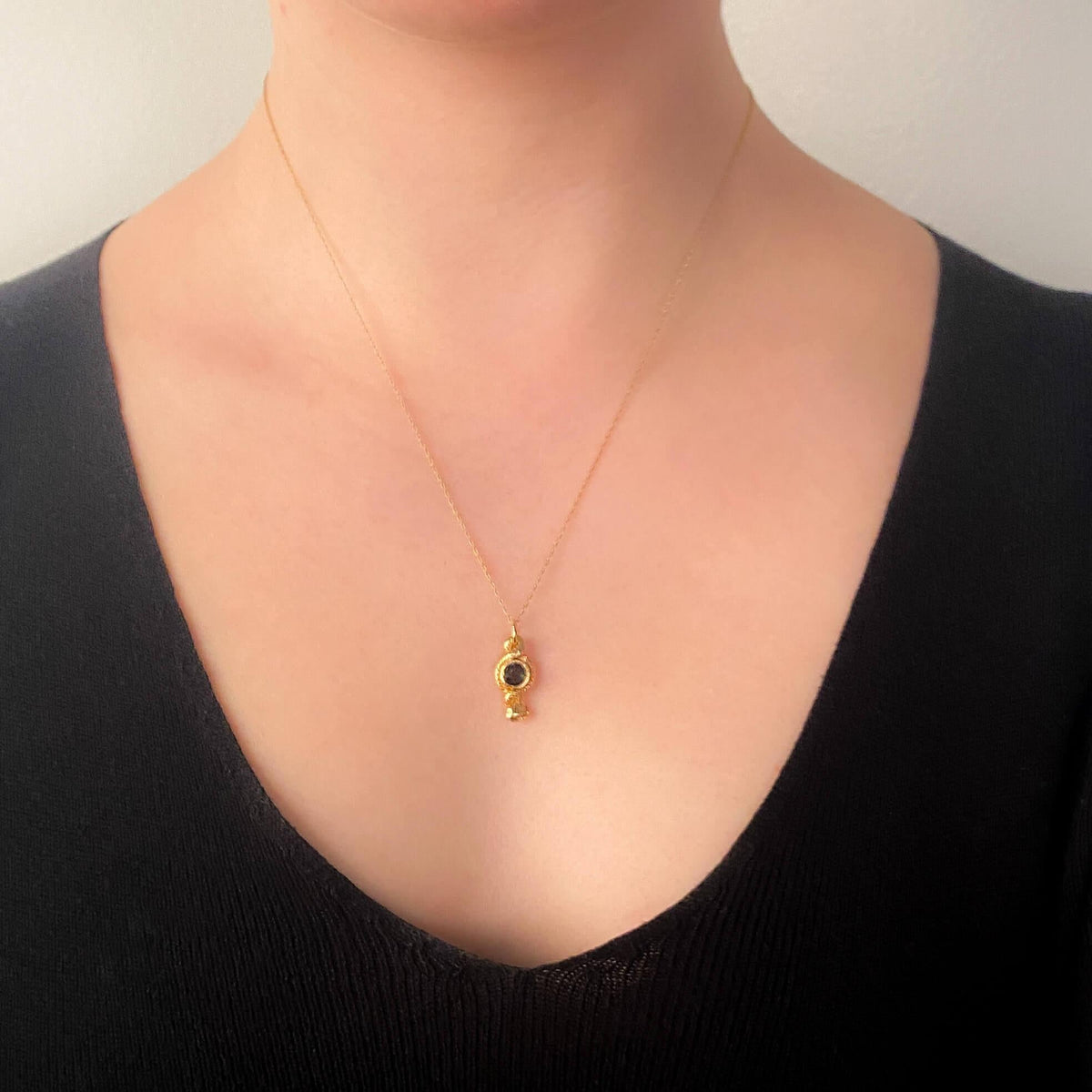 Antique Snake Charm of 12k Gold - Trademark Antiques