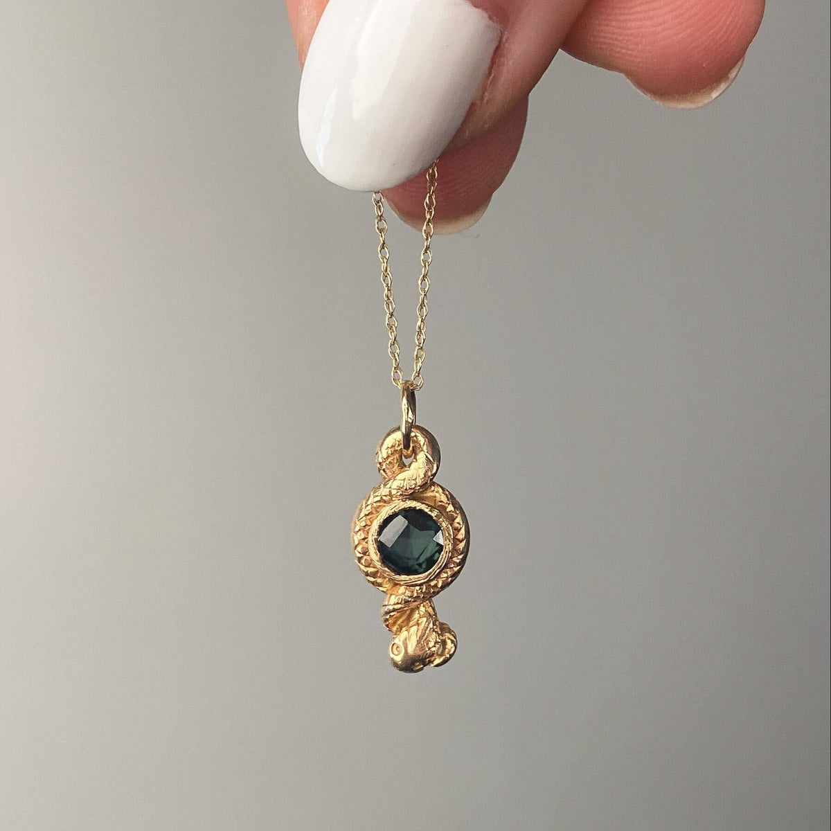 Antique Snake Charm of 12k Gold - Trademark Antiques
