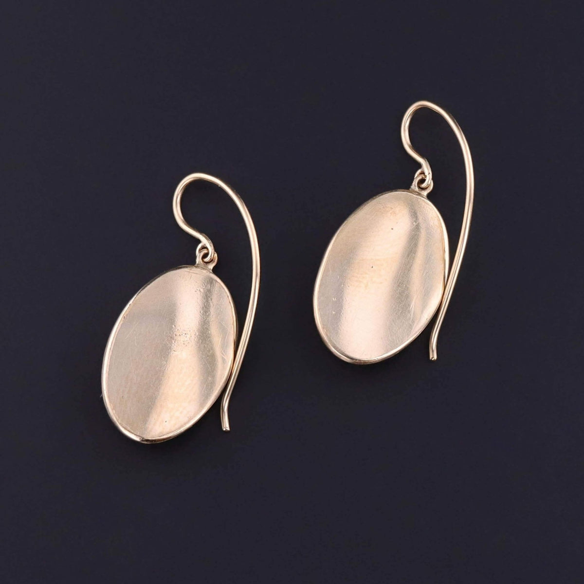 Antique Snake Earrings of 14k Gold - Trademark Antiques
