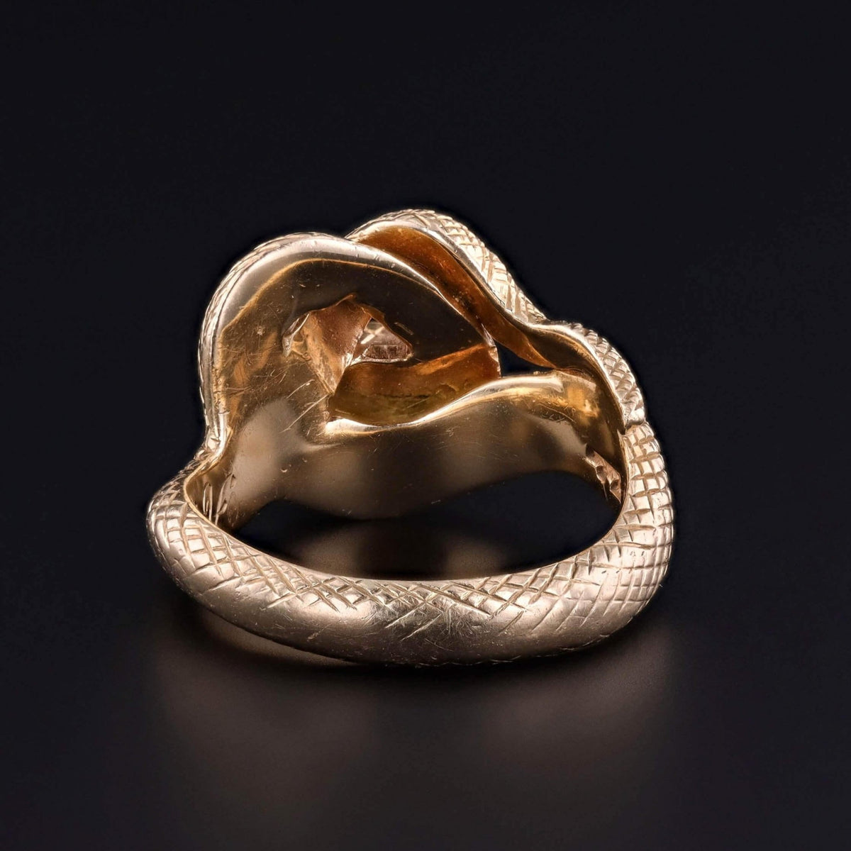 Antique Snake Ring of 18k Gold - Trademark Antiques