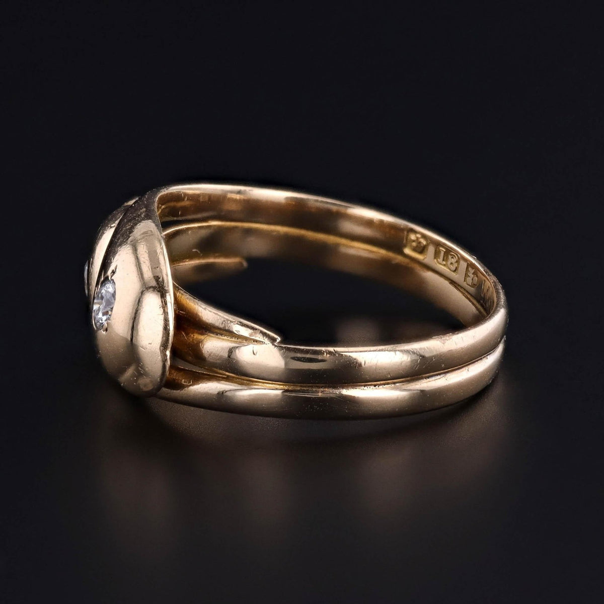 Antique Snake Ring of 18k Gold - Trademark Antiques