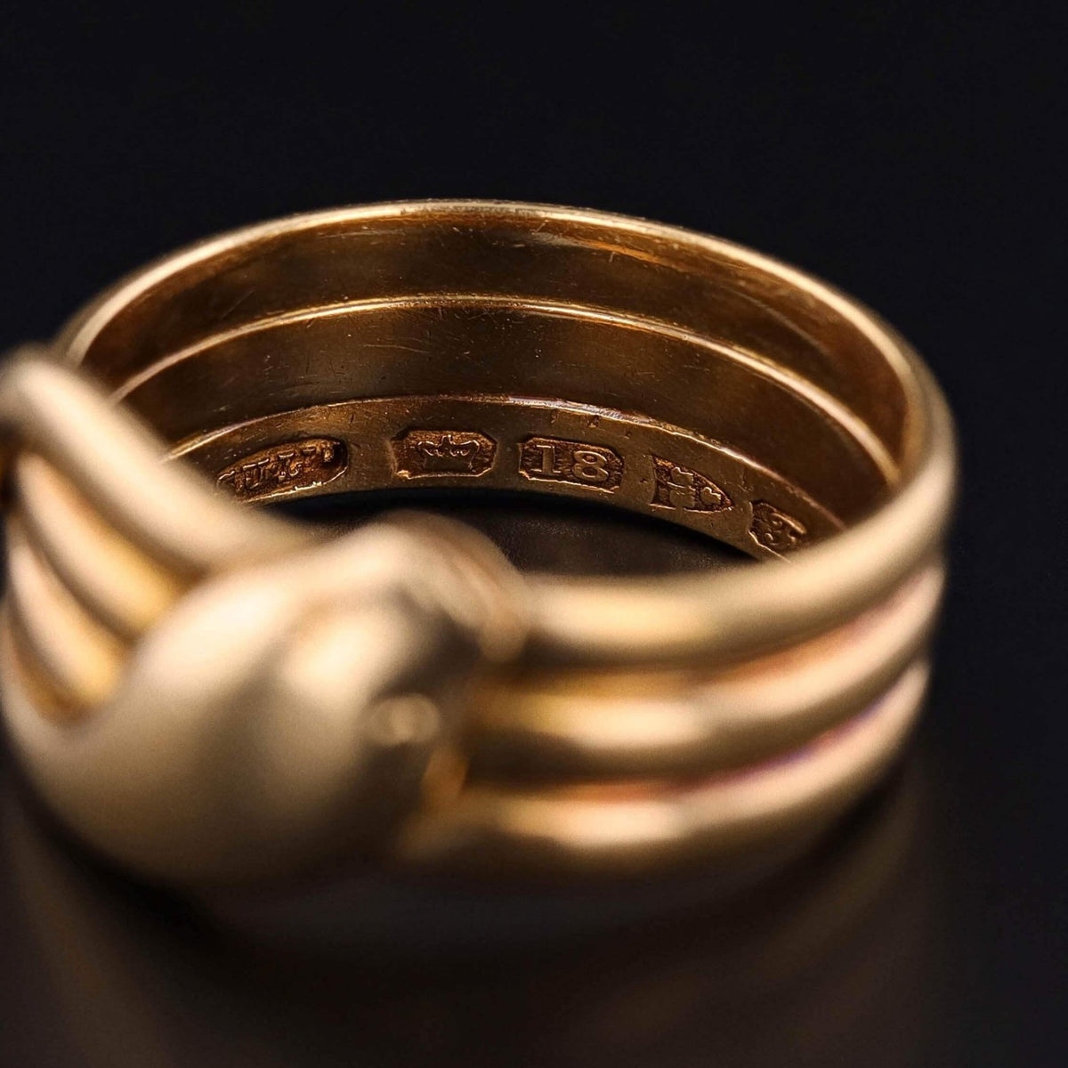 Antique Snake Ring of 18k Gold - Trademark Antiques
