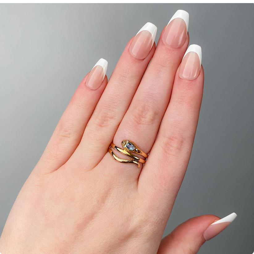 Antique Snake Ring of 18k Gold - Trademark Antiques