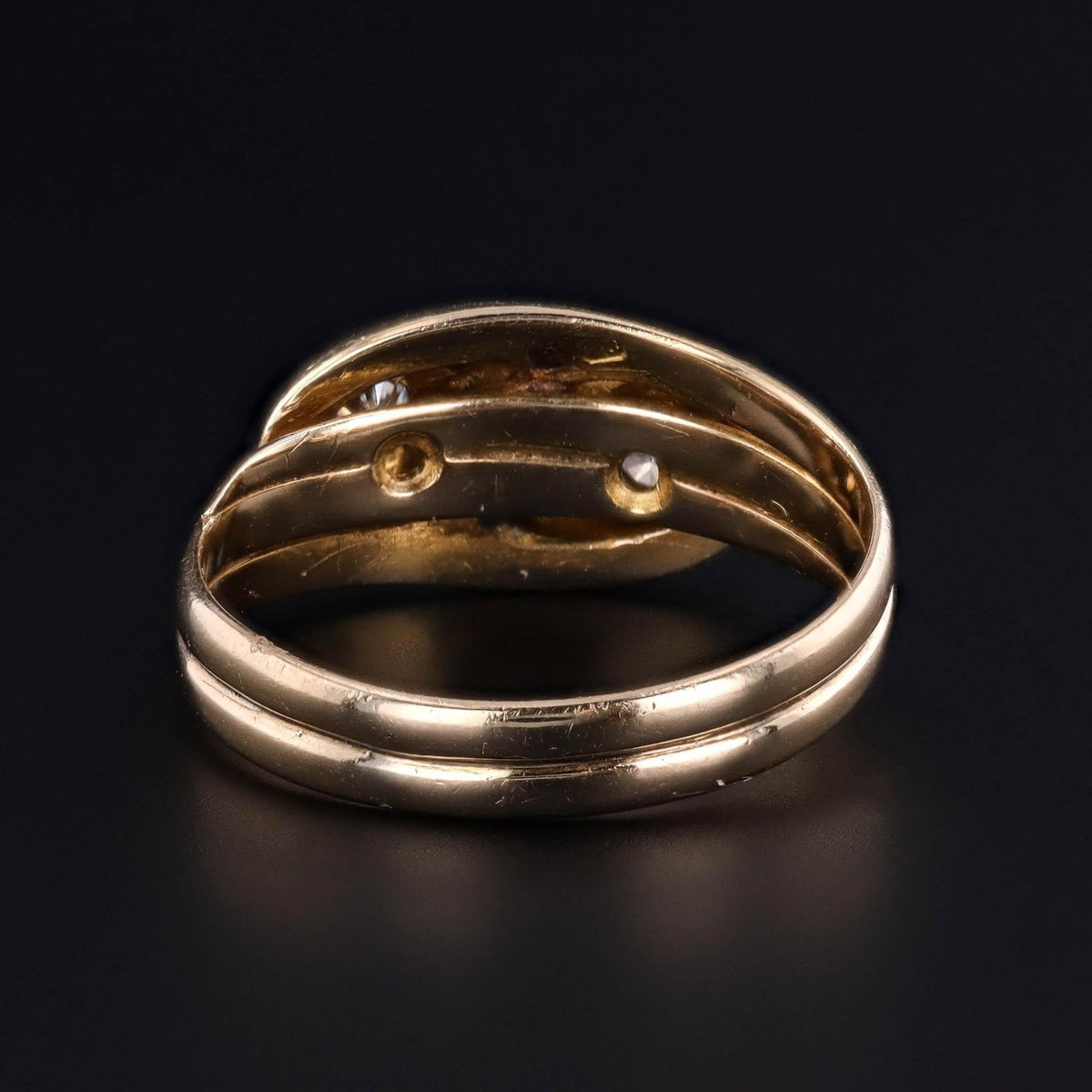 Antique Snake Ring of 18k Gold - Trademark Antiques