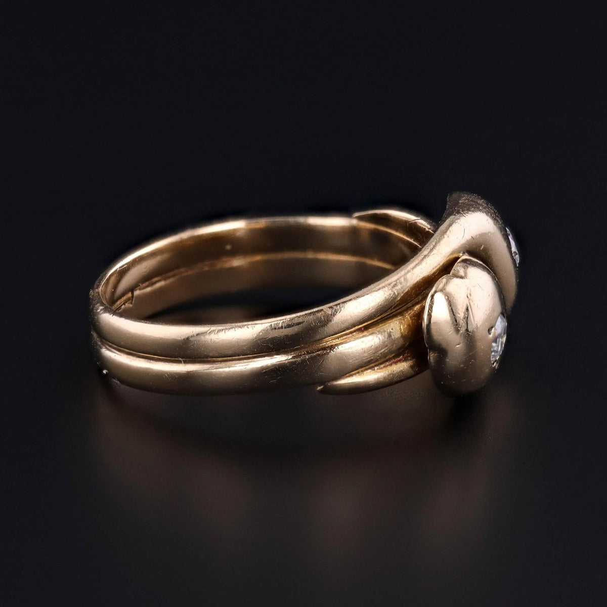 Antique Snake Ring of 18k Gold - Trademark Antiques
