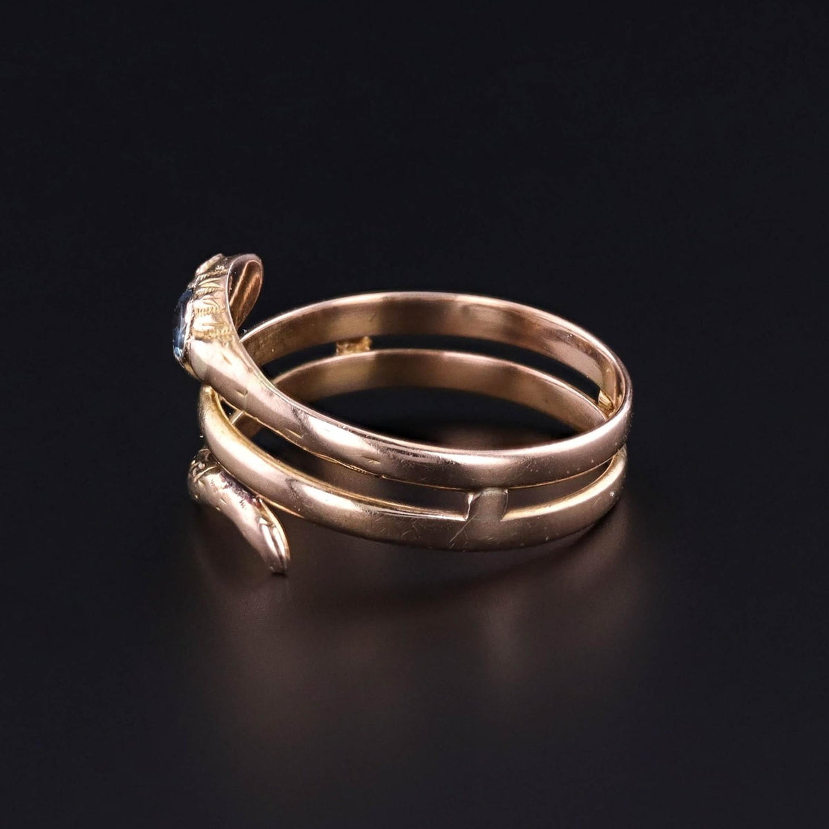 Antique Snake Ring of 18k Gold - Trademark Antiques