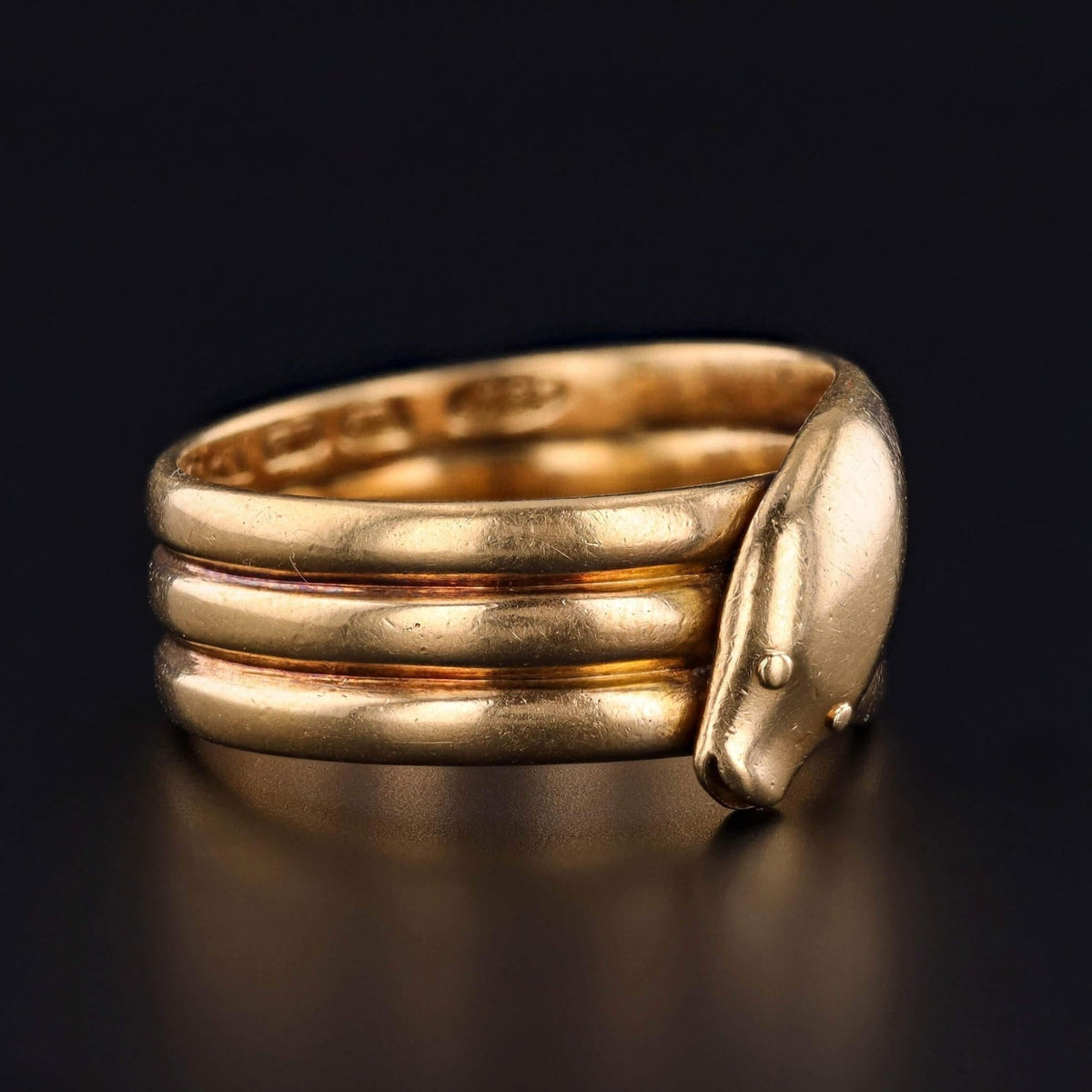 Antique Snake Ring of 18k Gold - Trademark Antiques