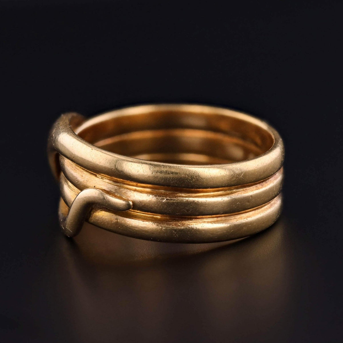 Antique Snake Ring of 18k Gold - Trademark Antiques