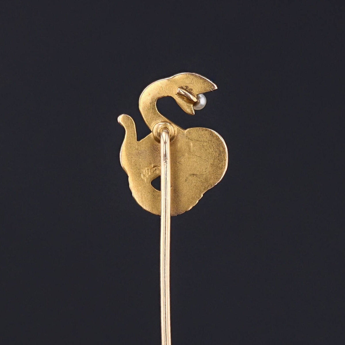 Antique Snake Stickpin of 14k Gold - Trademark Antiques