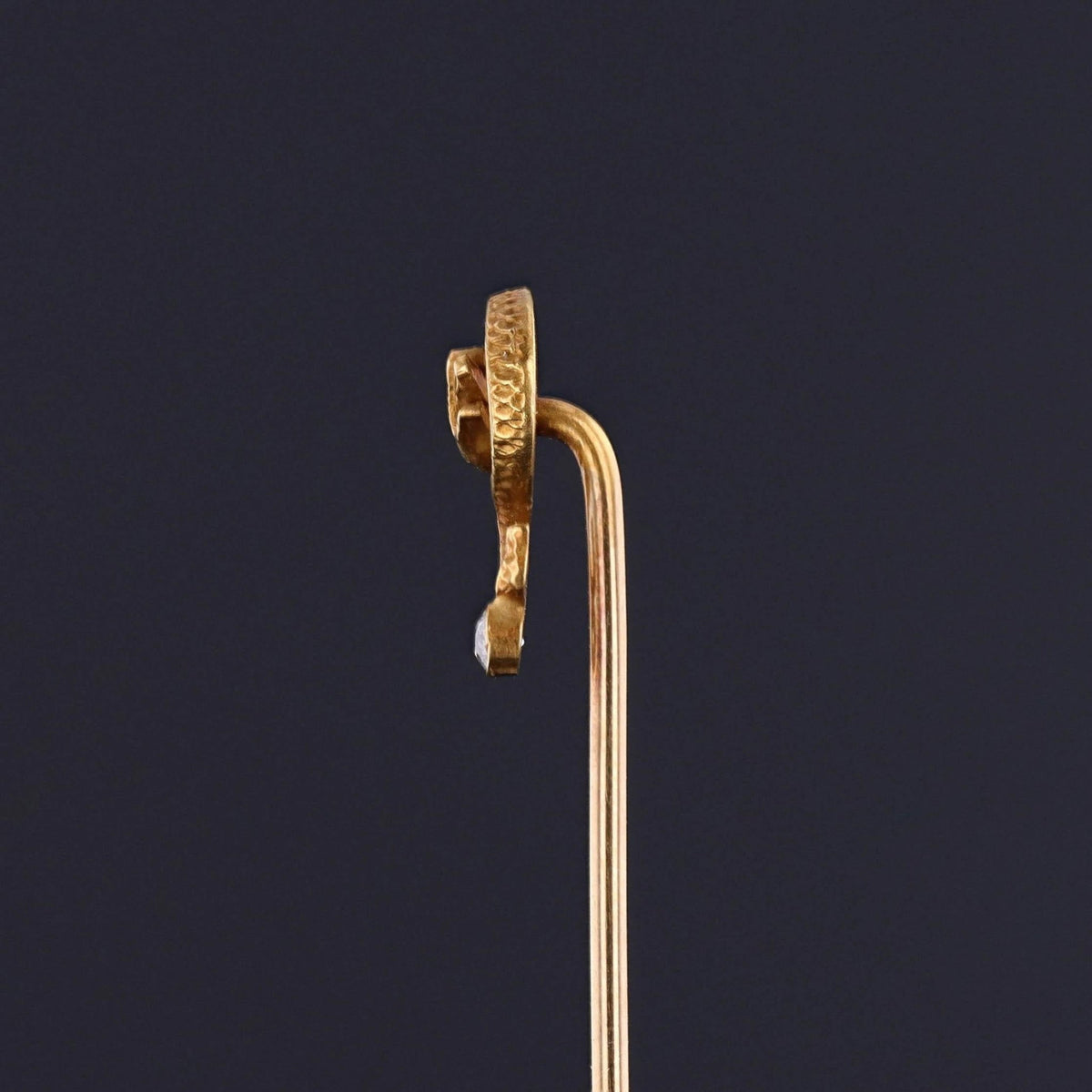 Antique Snake Stickpin of 14k Gold - Trademark Antiques