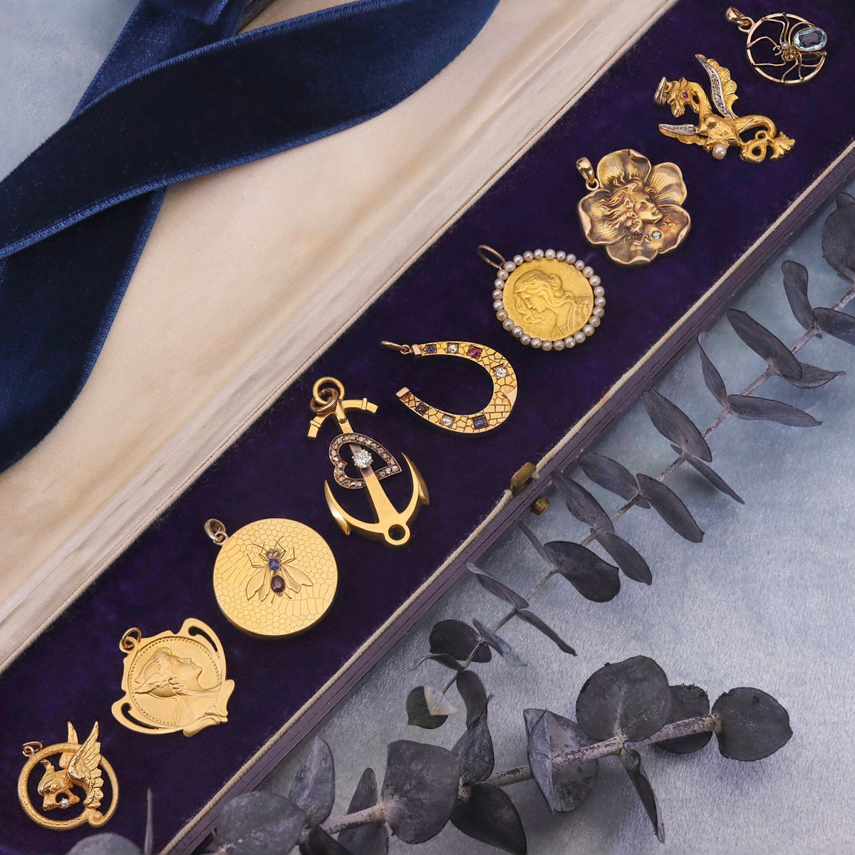 Antique Spider Conversion Pendant of 10k Gold - Trademark Antiques