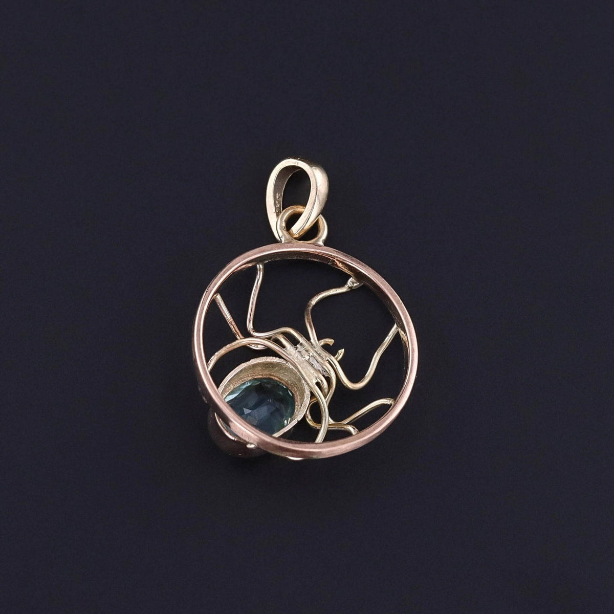 Antique Spider Conversion Pendant of 10k Gold - Trademark Antiques