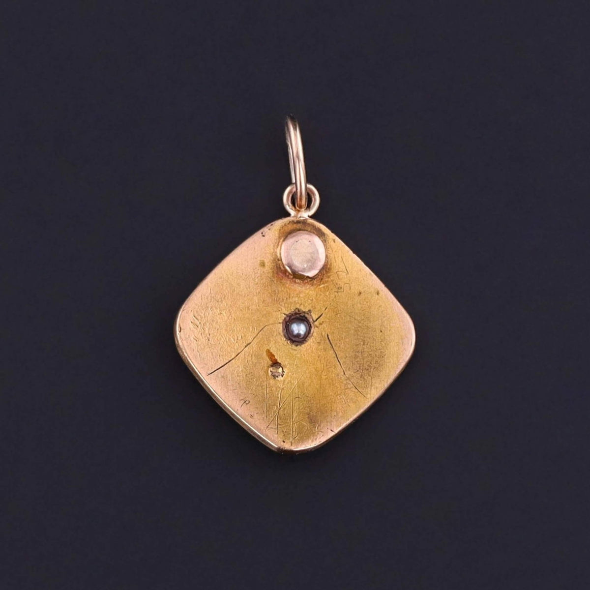 Antique Spider Pendant of 14k Gold - Trademark Antiques