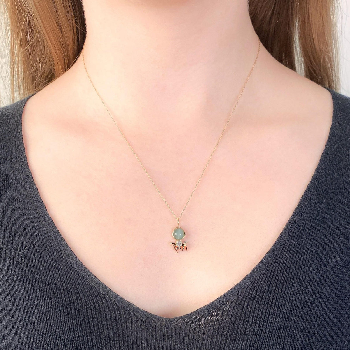 Antique Spider Pendant of 15ct Gold - Trademark Antiques