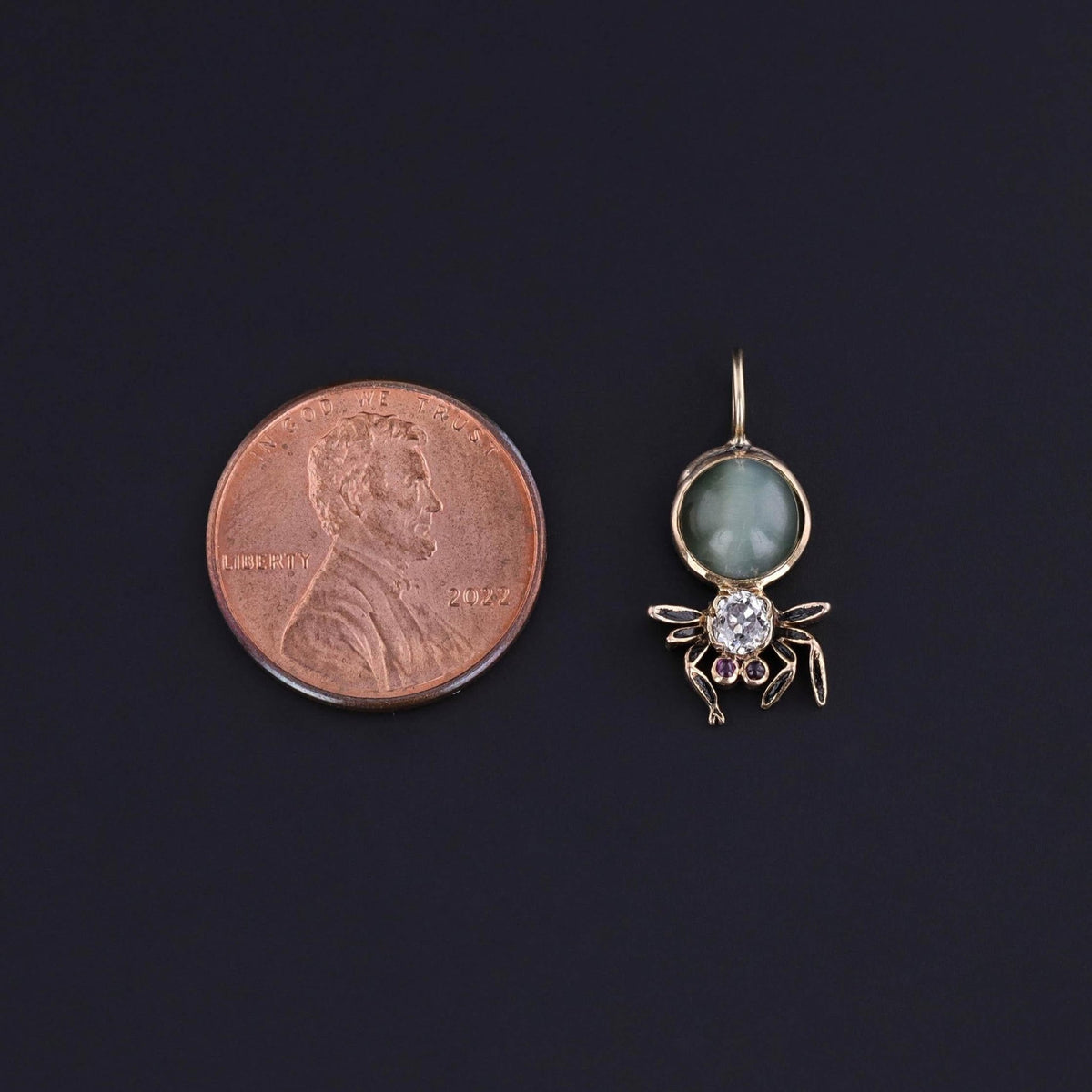 Antique Spider Pendant of 15ct Gold - Trademark Antiques