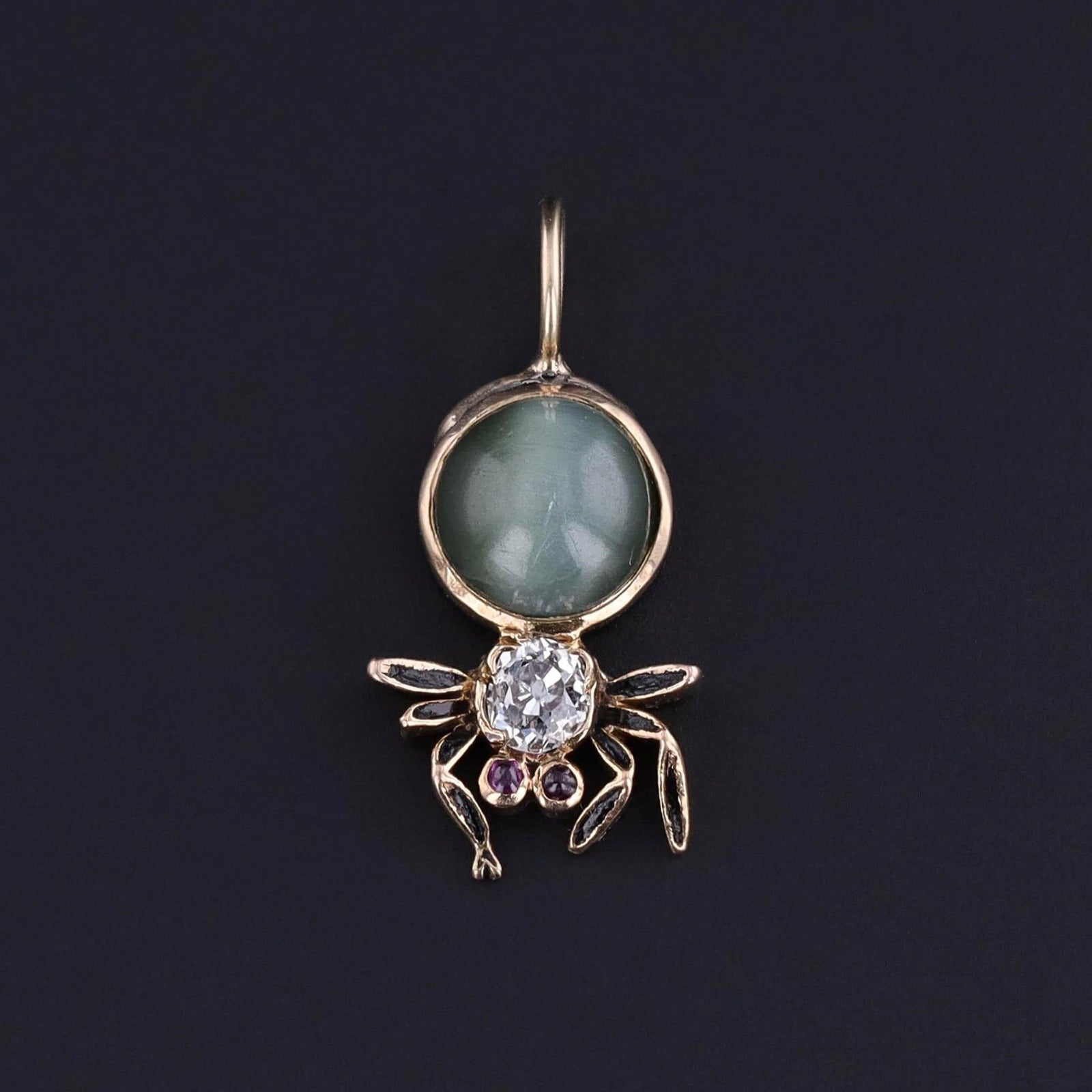 Antique Spider Pendant of 15ct Gold - Trademark Antiques