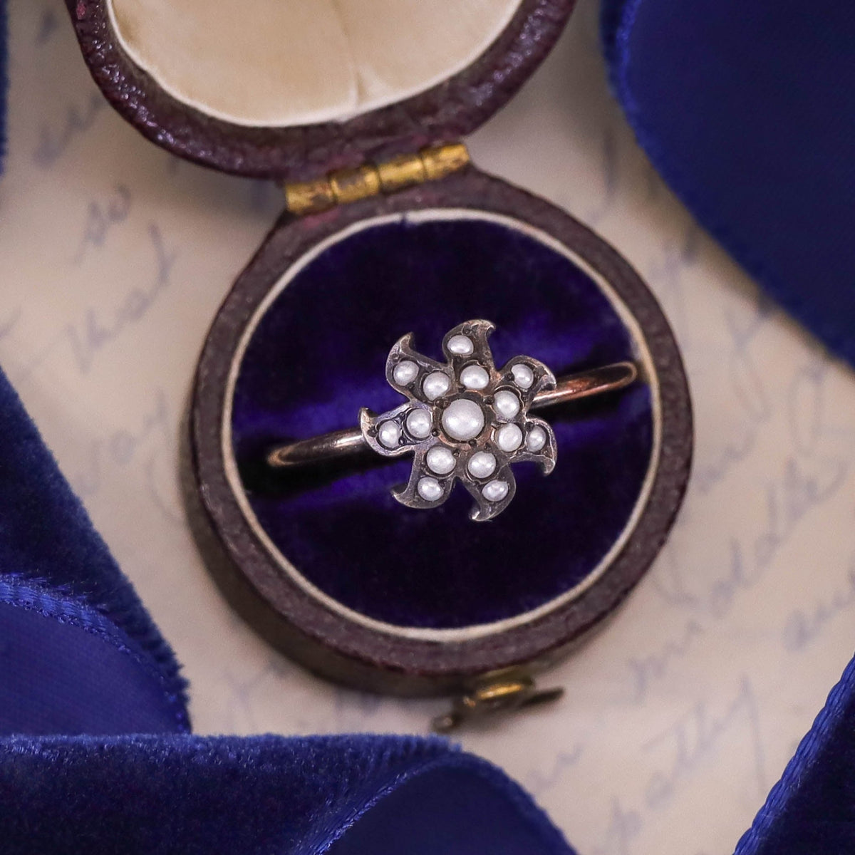 Antique Sunburst Conversion Ring of 10k Gold - Trademark Antiques