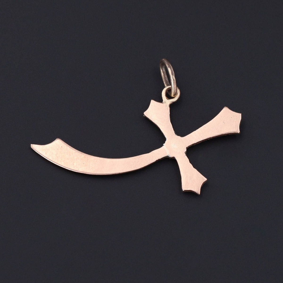 Antique Sword Pendant of 10k Gold - Trademark Antiques