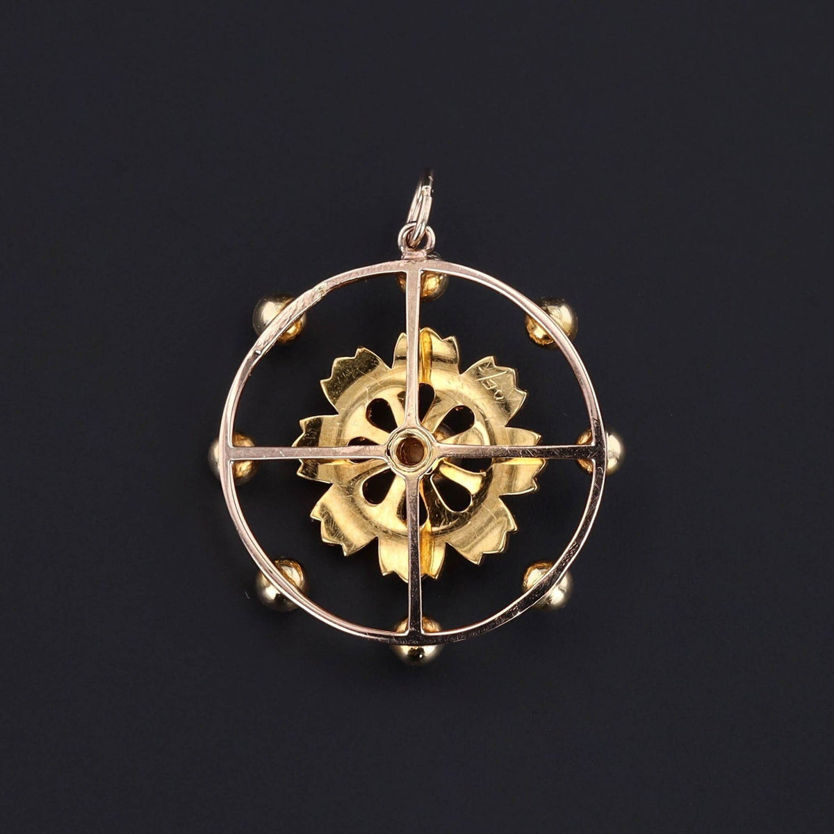 Antique Turquoise Conversion Pendant of 15ct Gold - Trademark Antiques