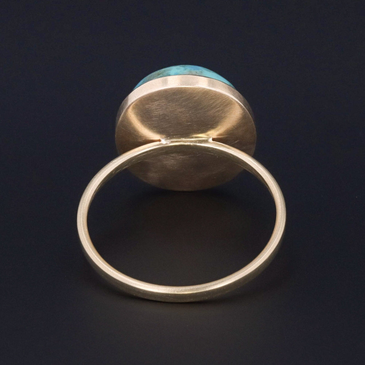Antique Turquoise Conversion Ring of 14k Gold - Trademark Antiques