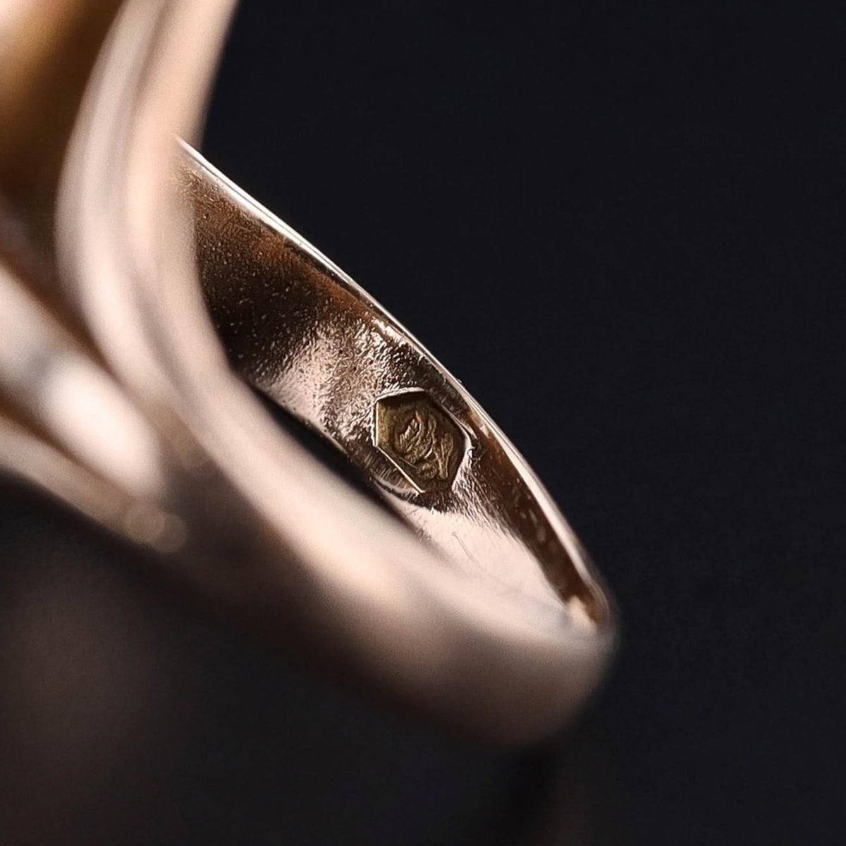 Antique Turquoise Ring of 10k Gold - Trademark Antiques