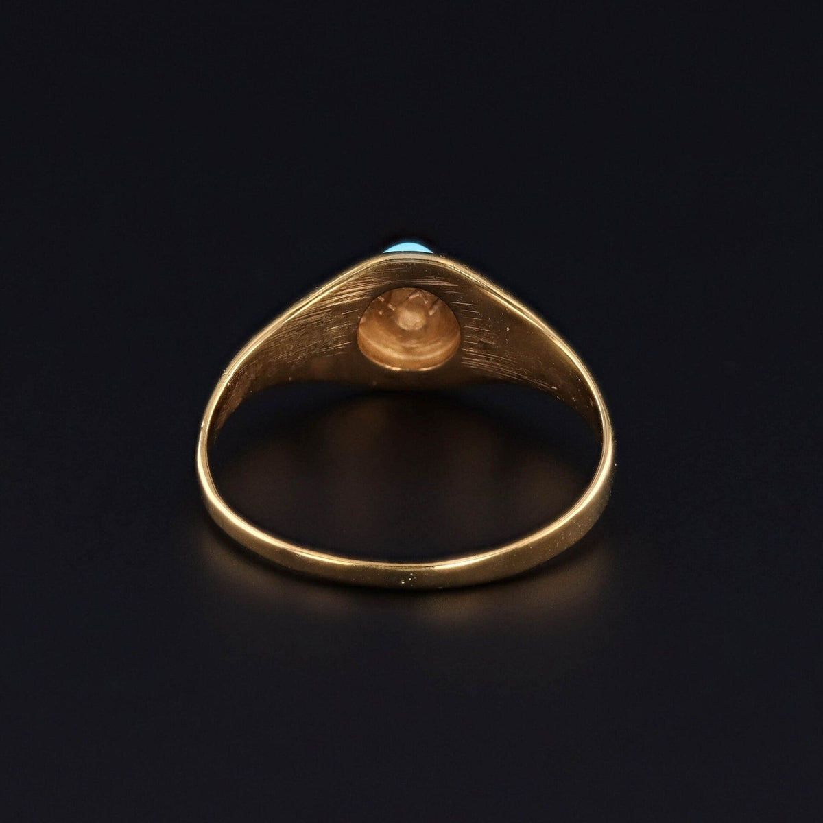 Antique Turquoise Ring of 15ct Gold - Trademark Antiques