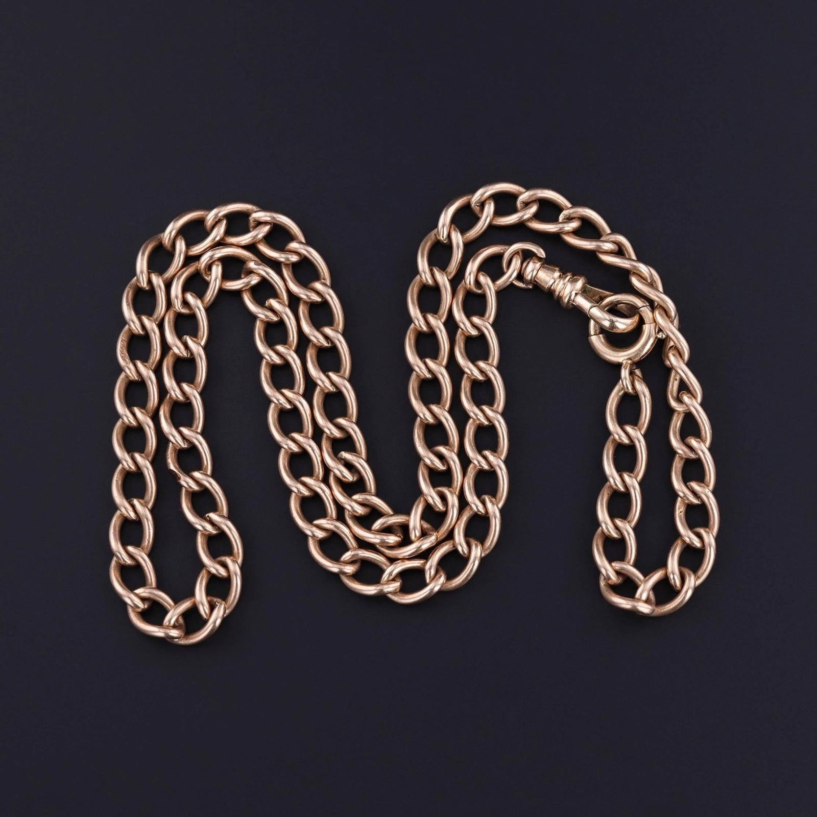 Antique Watch Chain of 14k Gold - Trademark Antiques