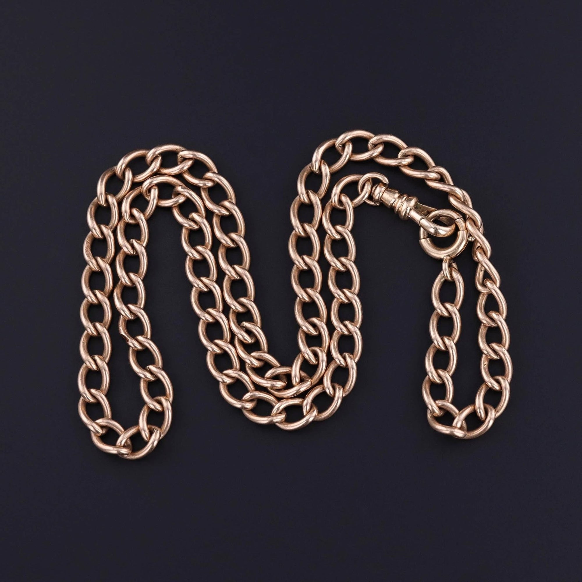 Antique Watch Chain of 14k Gold - Trademark Antiques