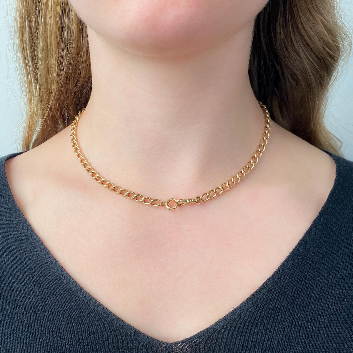 Antique Watch Chain of 14k Gold - Trademark Antiques