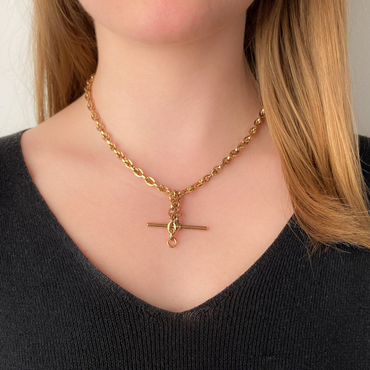 Antique Watch Chain of 9ct Gold - Trademark Antiques