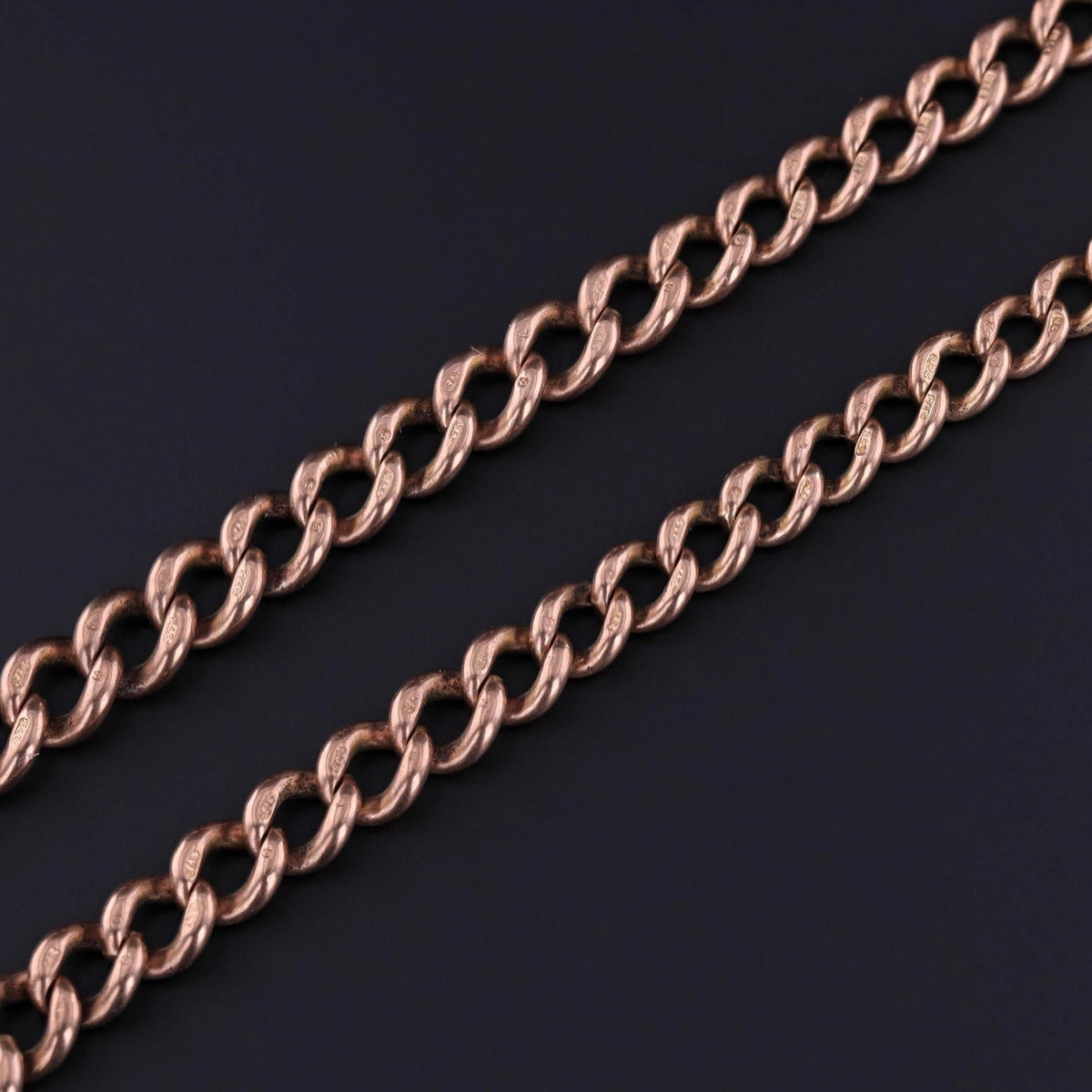 Antique Watch Chain of 9ct Rose Gold - Trademark Antiques